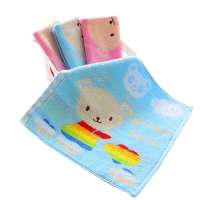 Printing Cartoon Custom Printed Cotton  Cleaning Face Baby Absorption Soft Microfiber Terry Towel Children Bath Towels